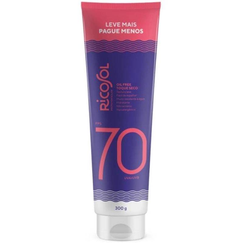 Protetor Solar Oil Free Toque Seco FPS70 Ricosol 300g