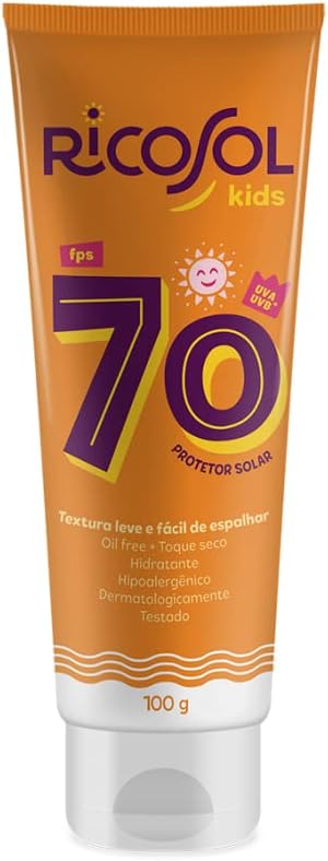 Protetor Solar Ricosol Kids FPS70 100g