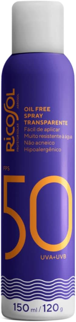 Protetor Solar Spray Ricosol FPS50 150 ml