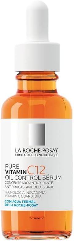 Pure Vitamin C12 Oil Control La Roche Posay Sérum Facial Anti-Rugas 30ml
