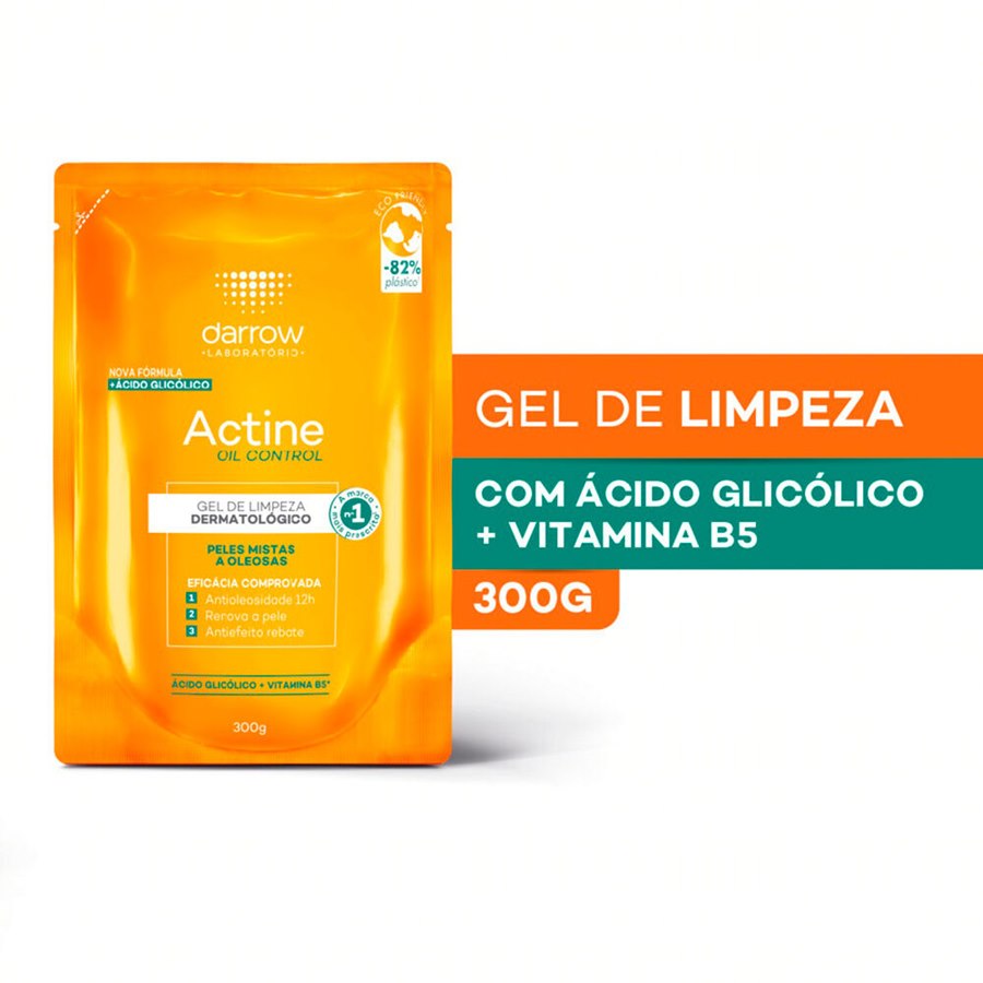 Refil Gel de Limpeza Actine Oil Control Pele Oleosa 300g