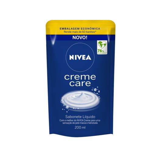Refil Sabonete Líquido Corporal Nivea Creme Care 200ml