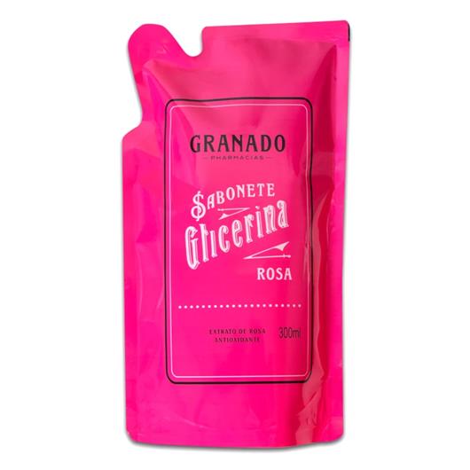 Refil Sabonete Líquido Glicerina Granado Rosa 300ml