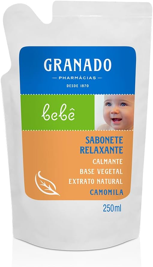 Refil Sabonete Líquido Granado Bebê Camomila 250ml