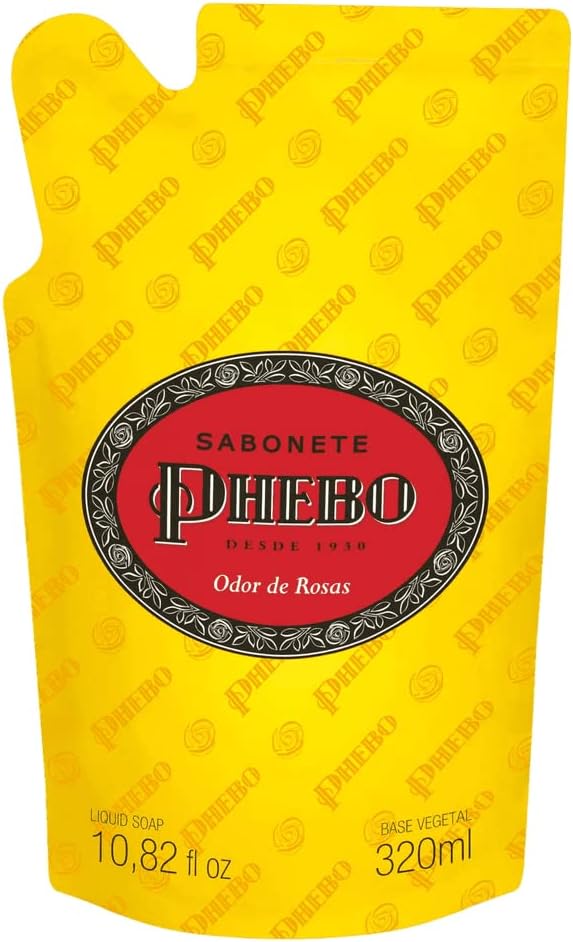 Refil Sabonete Líquido Phebo Odor de Rosas 320ml