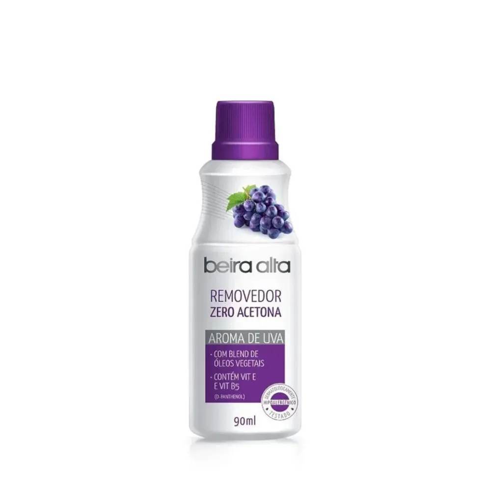 Removedor de Esmalte Zero Acetona Hipoalergênico Beira Alta 90ml