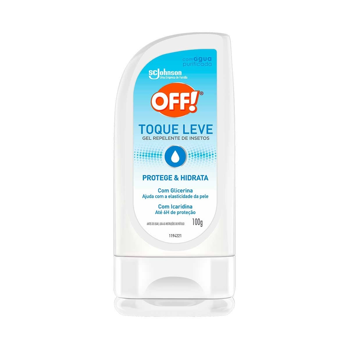 Repelente de Insetos OFF! Toque Leve Gel 100g