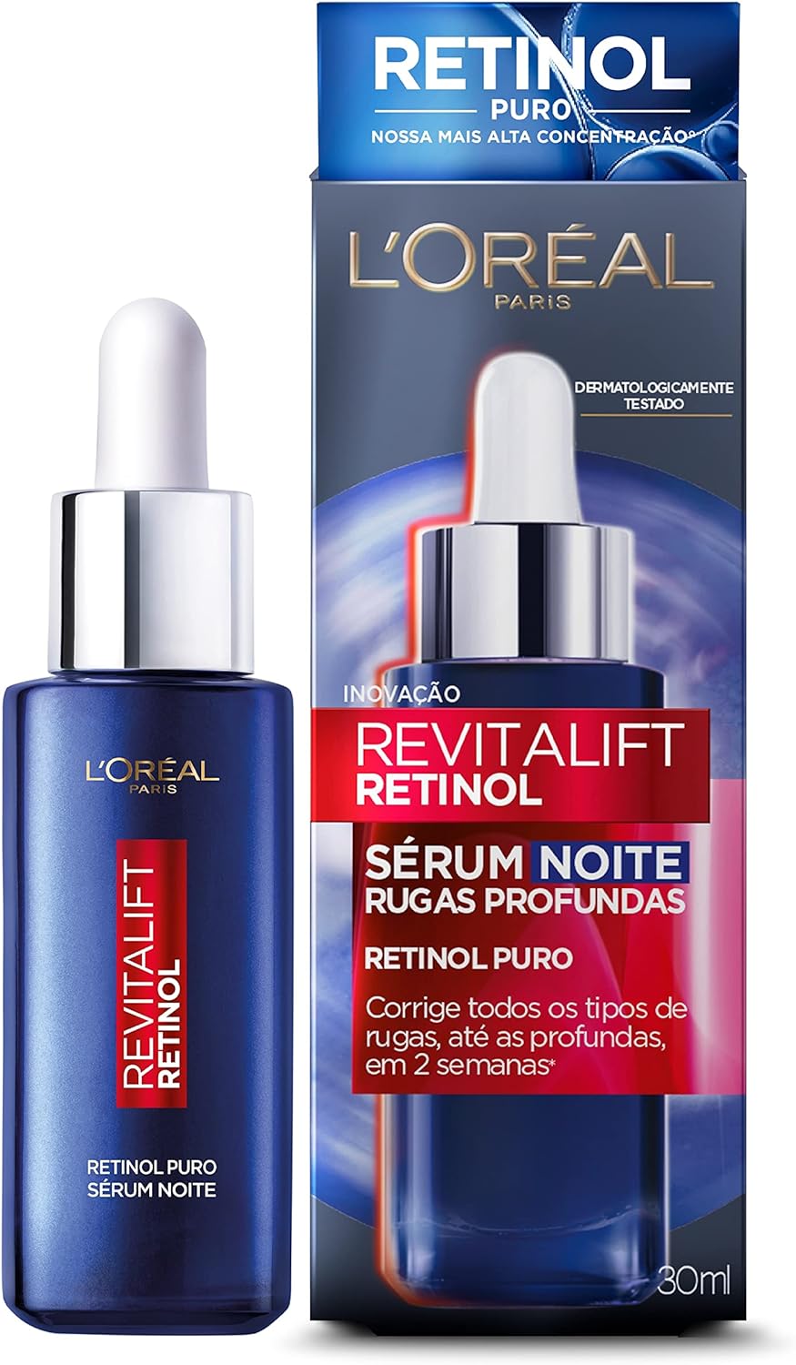Revitalift Retinol Sérum Antirrugas Noite L'Oréal Paris 30ml