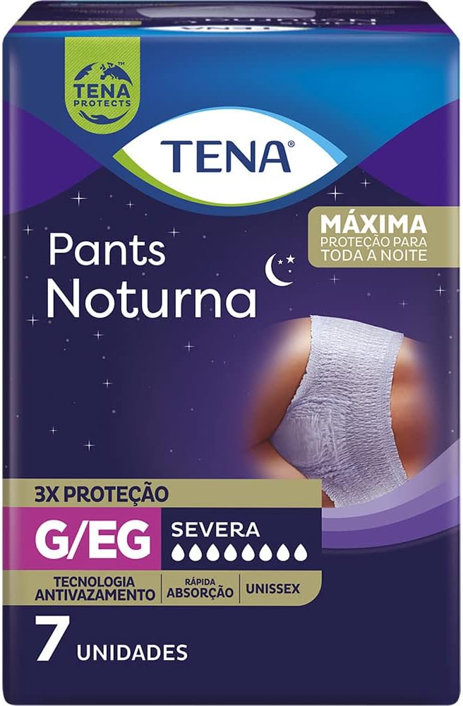 Roupa Íntima Tena Pants Noturna G/EG 7 unidades