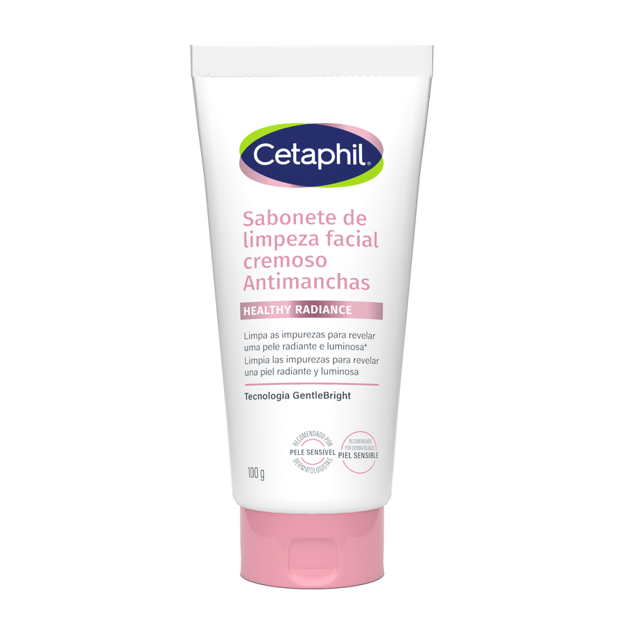 Sabonete de Limpeza Facial Cremoso Antimanchas Cetaphil Healthy Radiance 100g