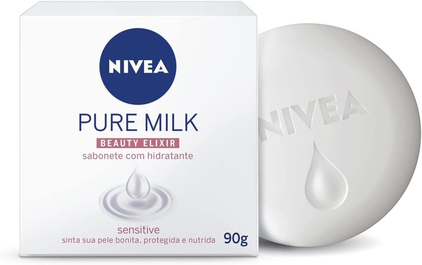 Sabonete em Barra Nivea Pure Milk Sensitive 90g