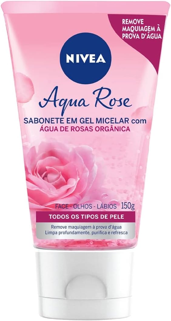 Sabonete Gel Facial Nivea MicellAIR Água de Rosas 150ml