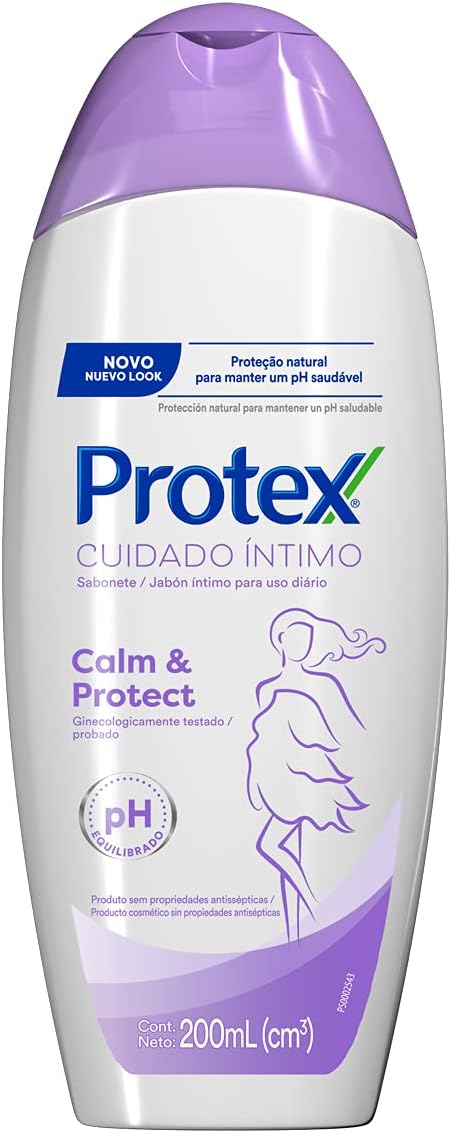 Sabonete Íntimo Líquido Protex Cuidado Íntimo Calm&Protect 200ml