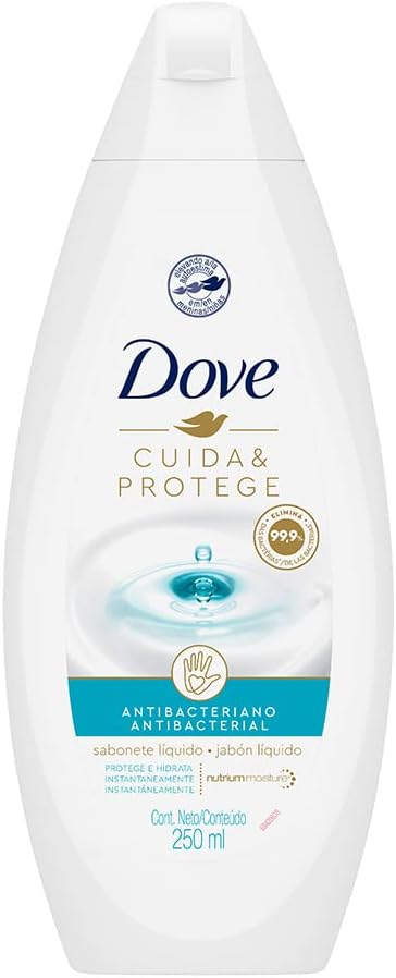 Sabonete Líquido Antibacteriano Dove Cuida & Protege 250ml