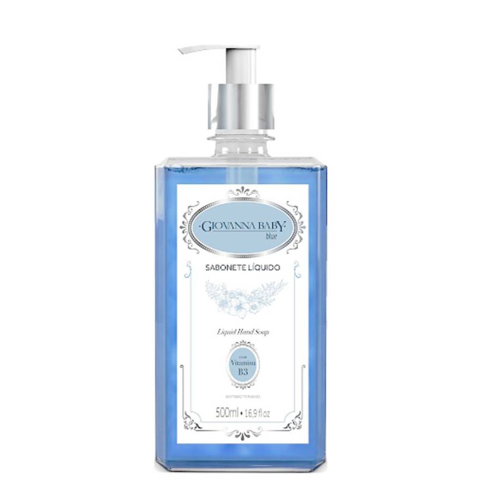Sabonete Líquido Antibacteriano Giovanna Baby Blue 500ml