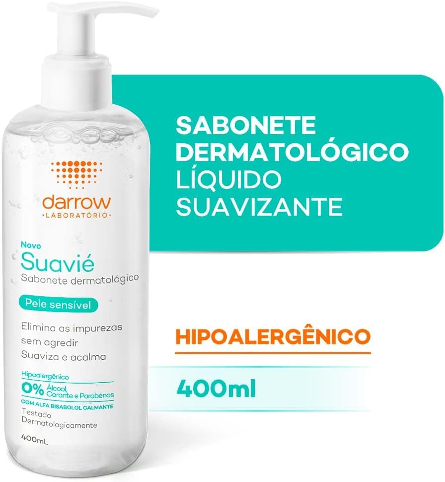 Sabonete Líquido Dermatológico Darrow Suavié Pele Sensível 400ml