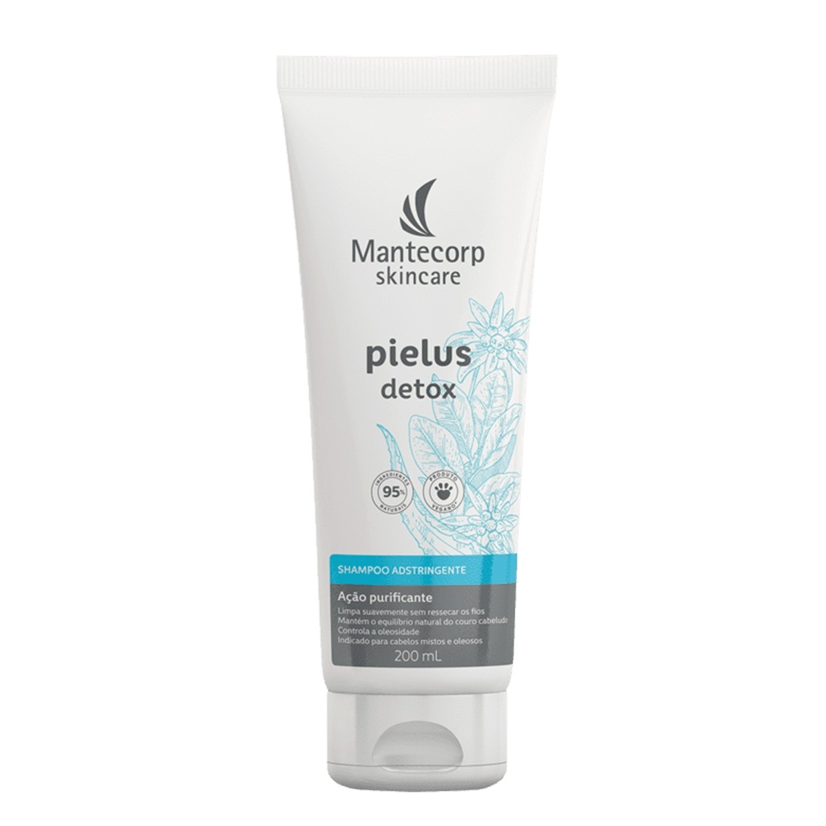 Shampoo Adstrigente Pielus Detox Mantecorp 200ml