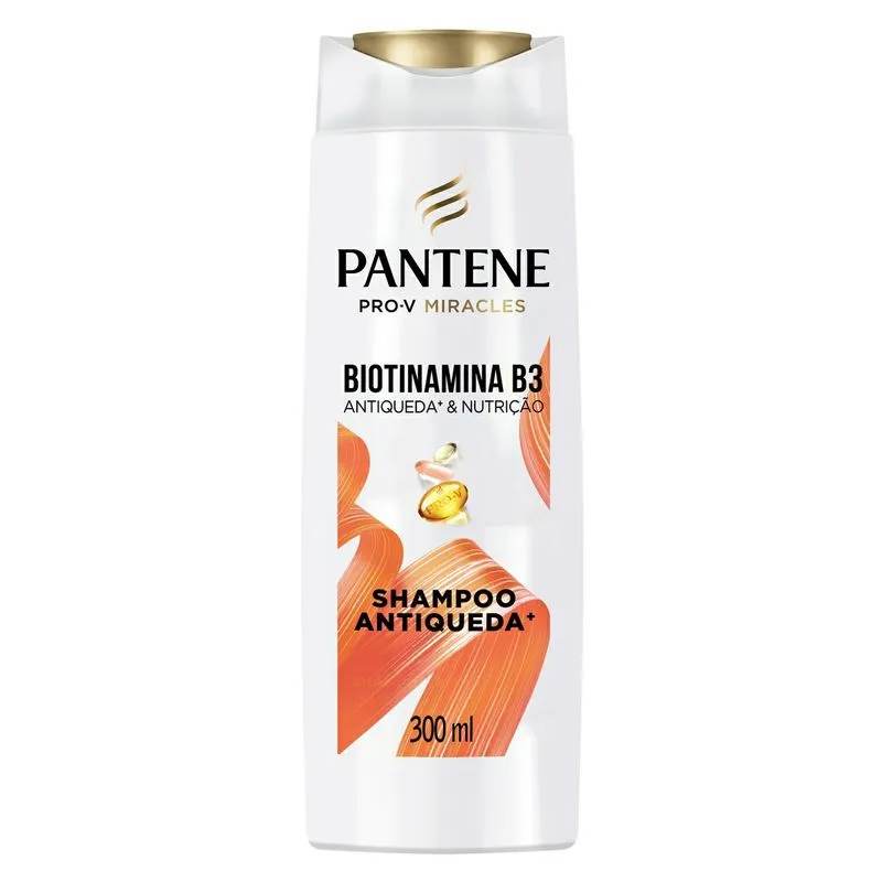 Shampoo Antiqueda Pantene Pro-V Miracles Biotinamina B3 Antiqueda & Nutrição 300ml