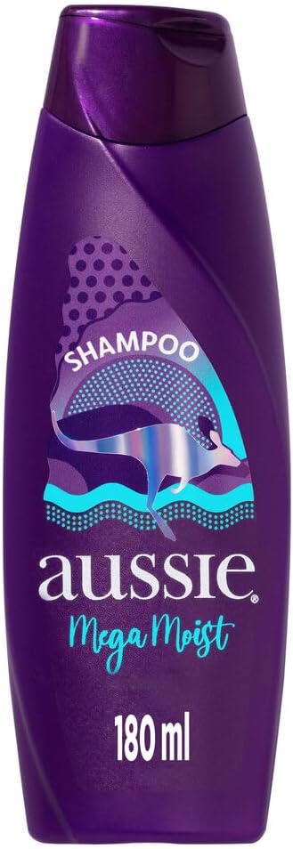 Shampoo Aussie Mega Moist Super Hidratação 180ml