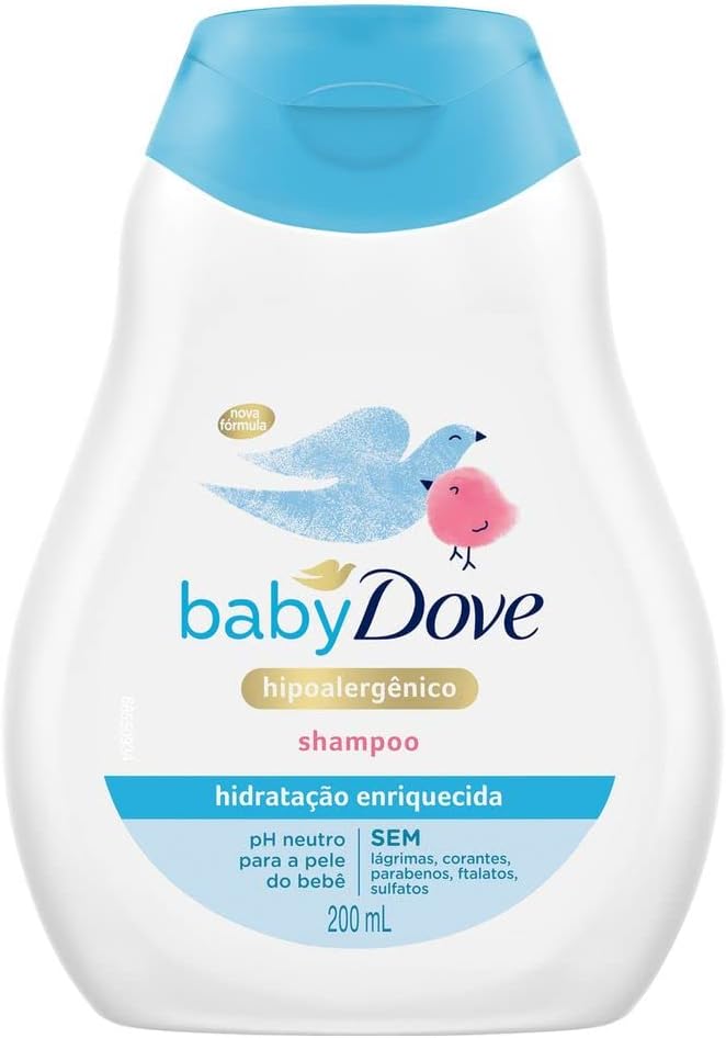 Shampoo Baby Dove Hidratação Enriquecida 200ml