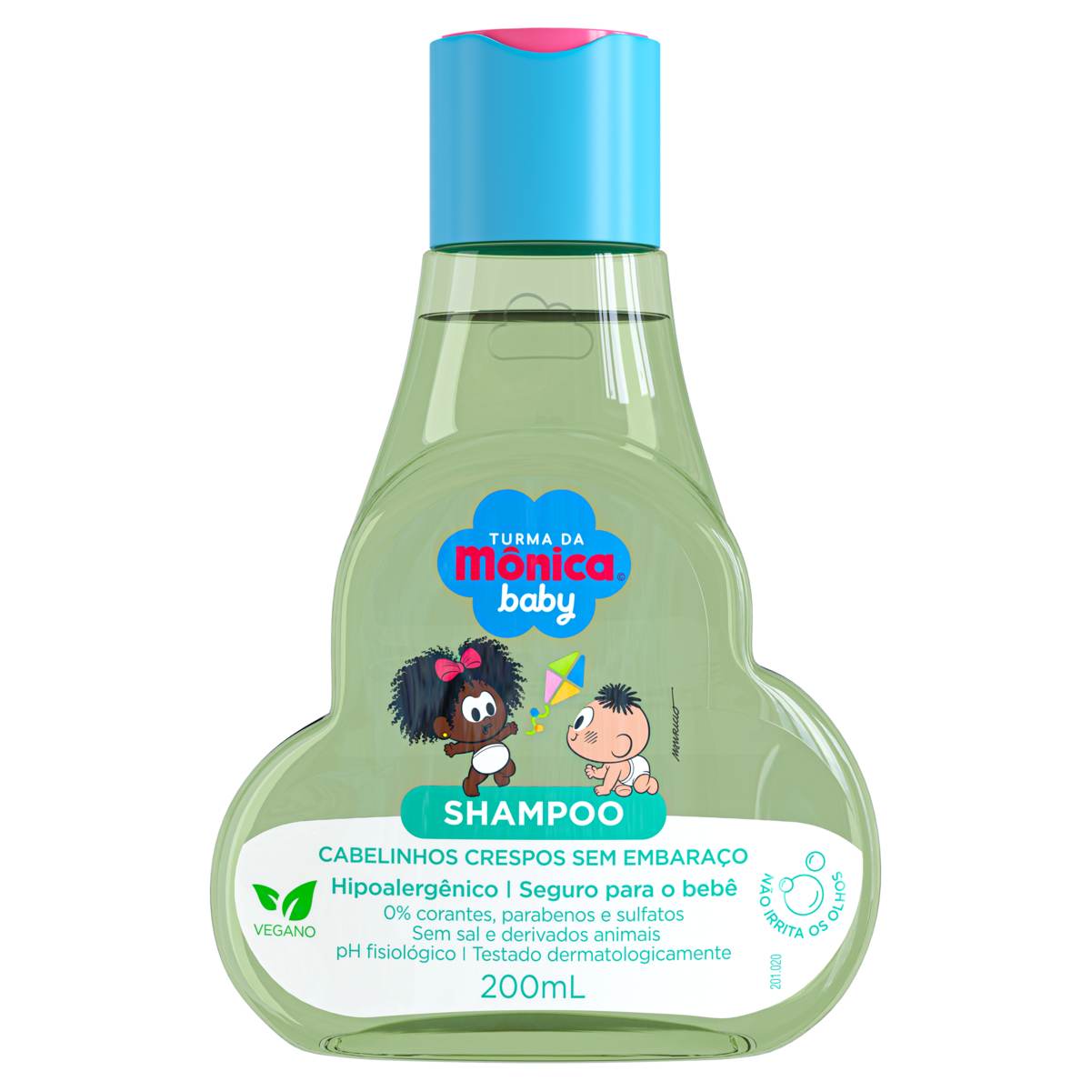 Shampoo Bebê Cabelinhos Crespos Turma da Mônica Baby 200ml