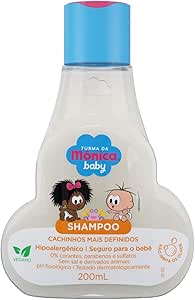 Shampoo Bebê Cachinhos Cachos Turma da Mônica Baby 200ml