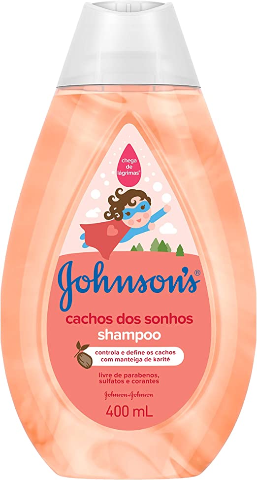 Shampoo Infantil Johnson's Cachos dos Sonhos com 400ml