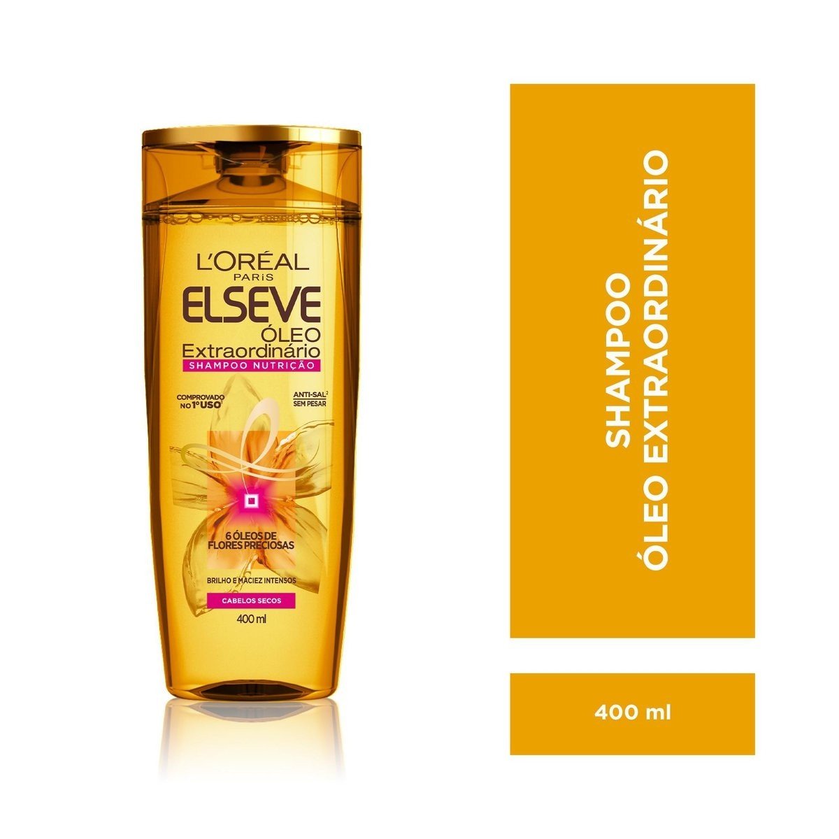 Shampoo Nutrição Elseve Óleo Extraordinário 400ml