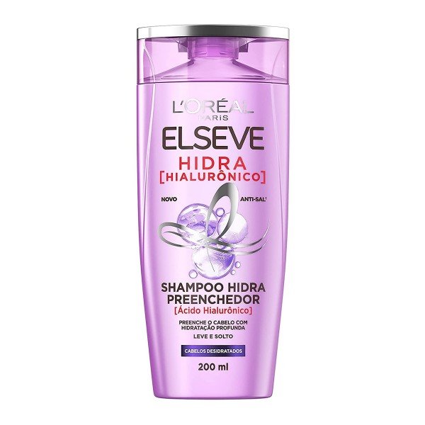 Shampoo Preenchedor L'Oréal Paris Elseve Hidra hialurônico 200ml