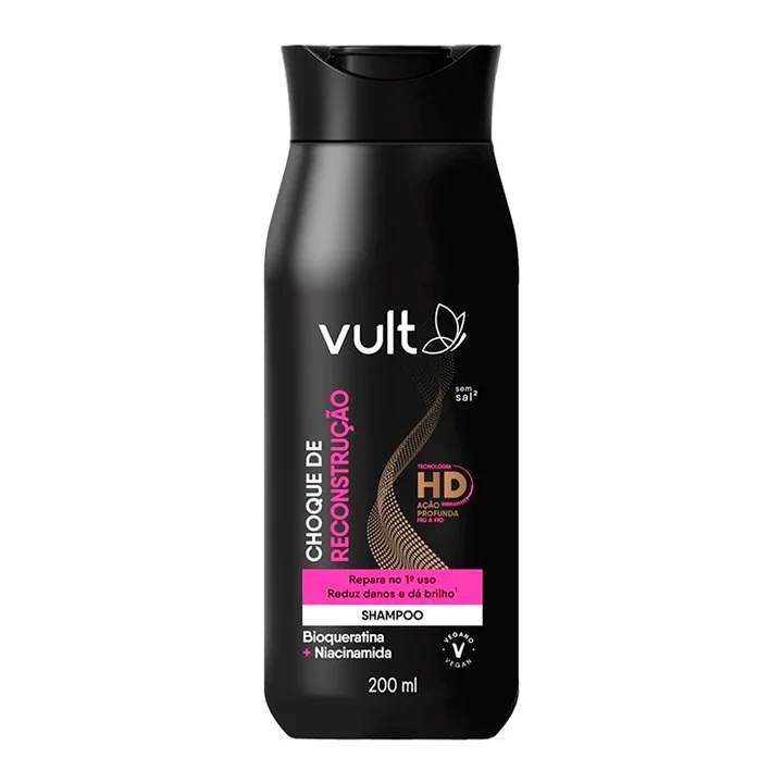 Shampoo Vult Cabelos Choque de Reconstrução 200ml