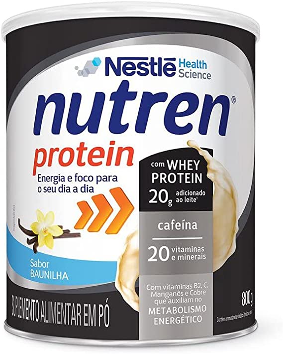 Suplemento Alimentar em Pó Nutren Protein Baunilha 800g