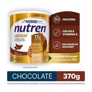 Suplemento Alimentar Nutren Senior 50+ Sabor Chocolate 370g