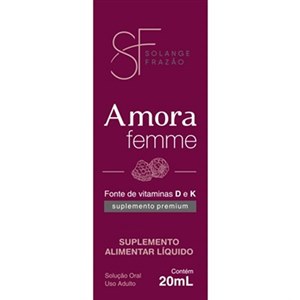Suplemento Premium Amora Femme Solange Frazão 20ml