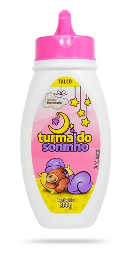 Talco Turma do Soninho Rosa 200g