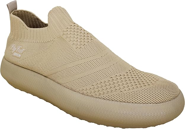 Tênis Ortopédico Flyfeet Nuvem Knit Bege 38/39 AC357