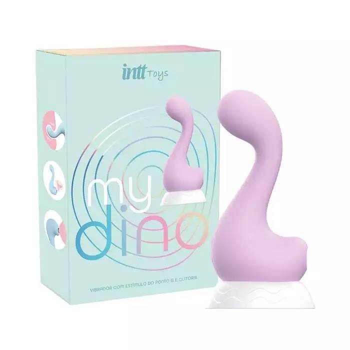 Vibrador de Ondas de Pressão My Dino Rosa Intt