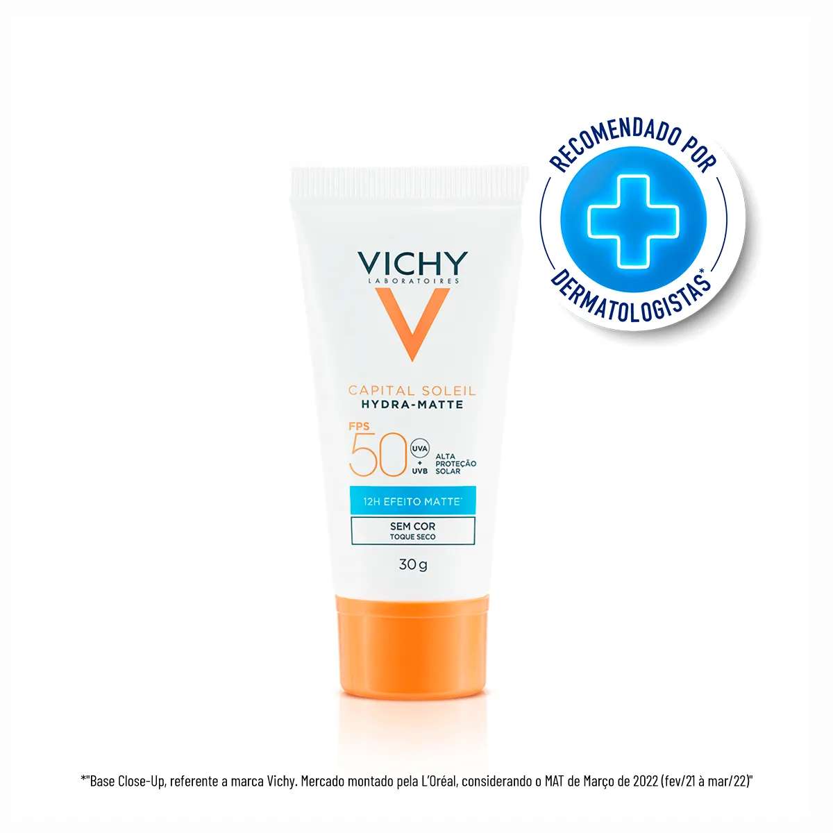 Vichy Capital Soleil Hydra-Matte Protetor Solar Facial FPS50 30g